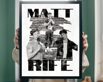 Printable Matt Rife Wall Art, Vintage Wall Art, Retro Style Wall Art, Stand Up Comedy Print, Matt Rife Print