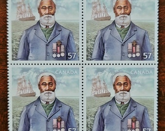 Briefmarken-Sammlungsblock mit 4 Stück