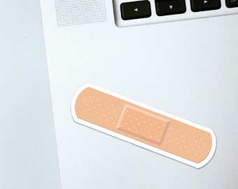 Pflaster Aufkleber - Selbstfürsorge Aufkleber - Aufkleber für psychische Gesundheit - Aufkleber für Auto, Laptop, Telefon, Konsole