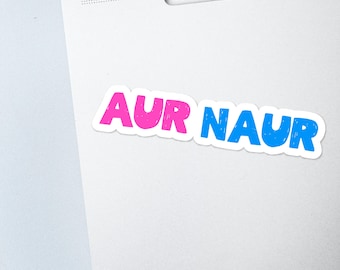 Aur Naur Sticker - Mentale Gesundheit - Geschenke für Sie