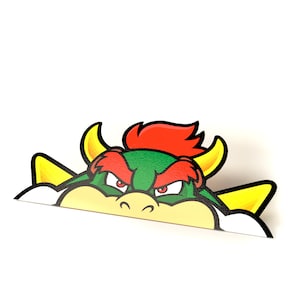 Bowser Peeker Sticker - Decals for car, laptop, phone, console