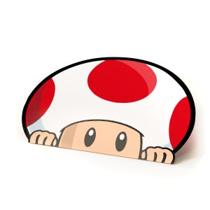 Toad Peeker Sticker - Decals for car, laptop, phone, console