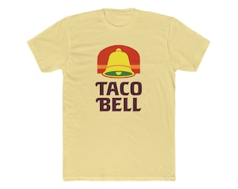 Taco Bell Vintage Retro Logo - Unisex Cotton Crew Tee