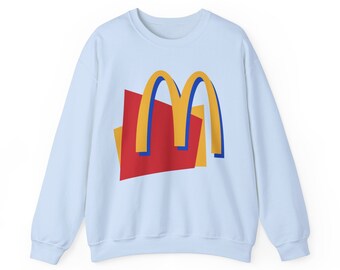 Vintage Retro McDonalds Early 2000s Logo Unisex Heavy Blend Crewneck Sweatshirt