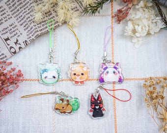 Indie Vtubers Mascot Acrylic Phone Charms