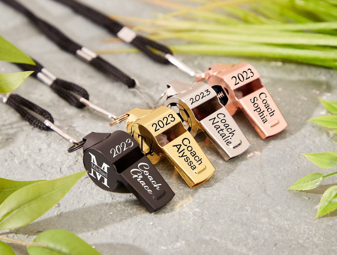 Whistle Necklace for Coach/personalized Whistle Team Etsy UK