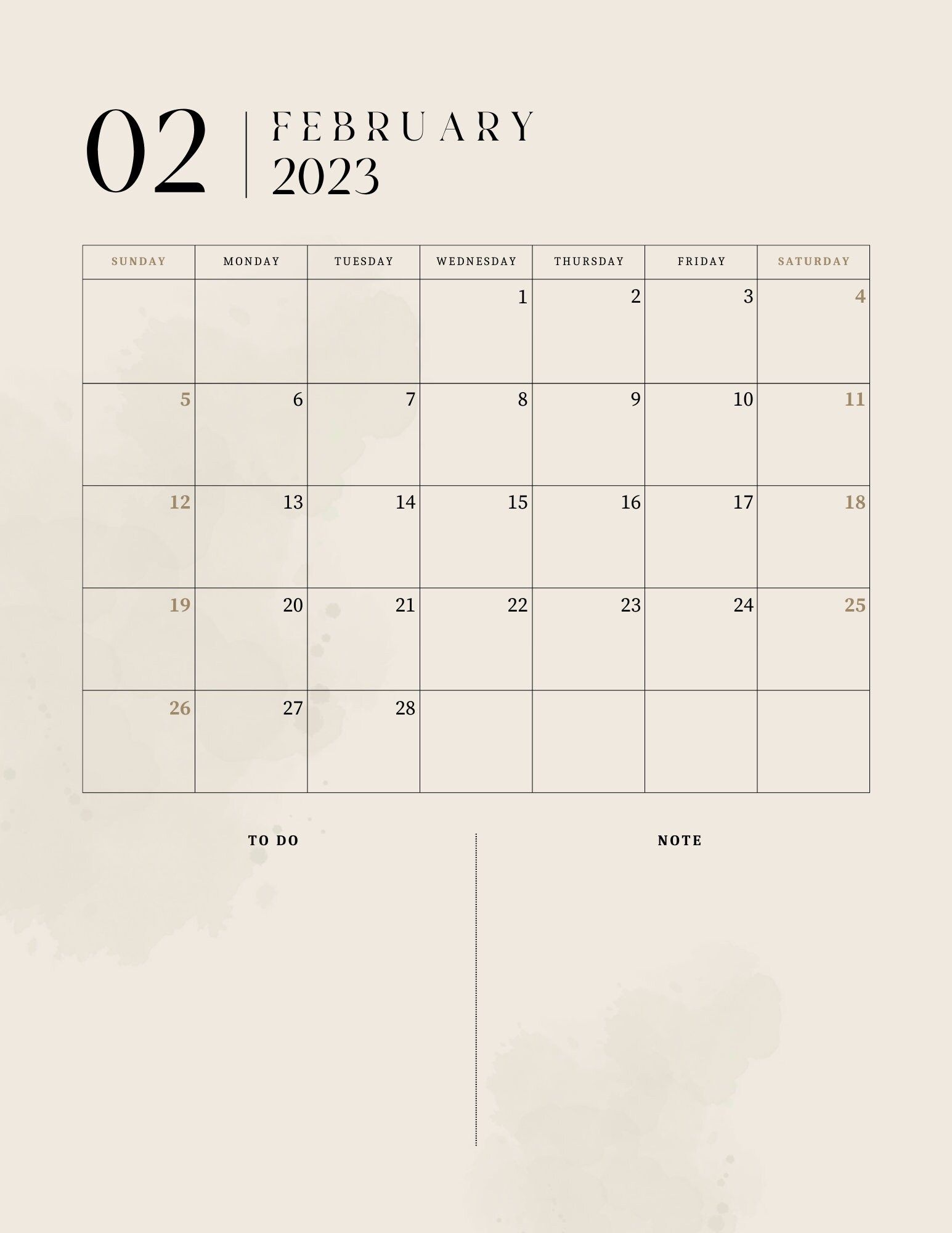 Printable Calendar - Etsy
