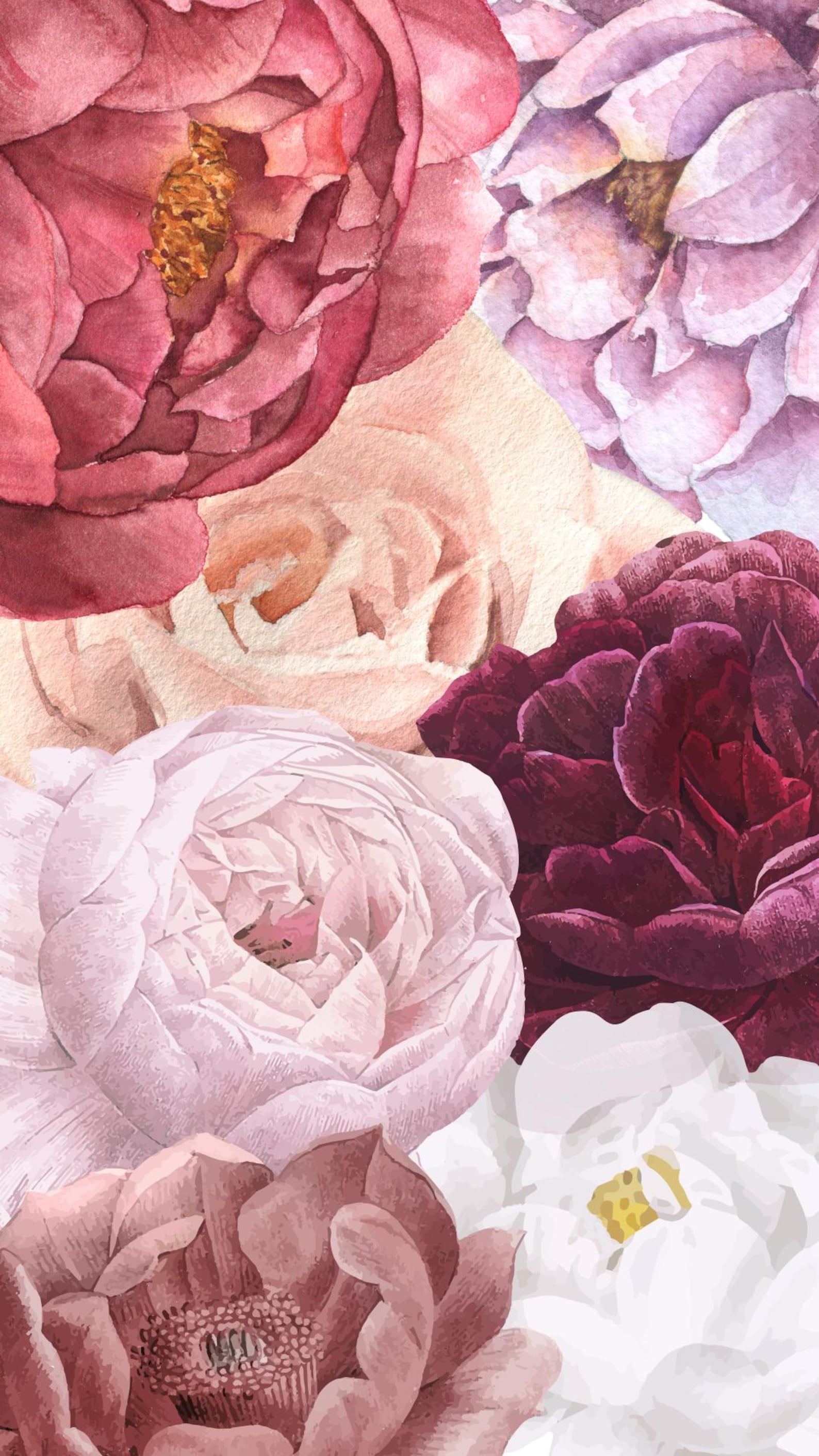 Roses - iPhone Wallpaper - Etsy