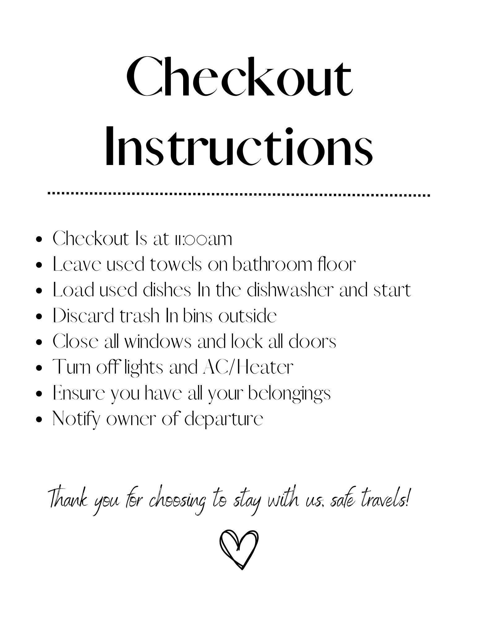 Checkout Instructions - Etsy