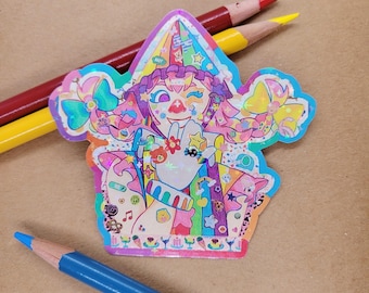 Sticker Clown Decora