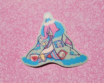 Clown at Home Sticker