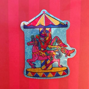 Rodeo Clown Sticker