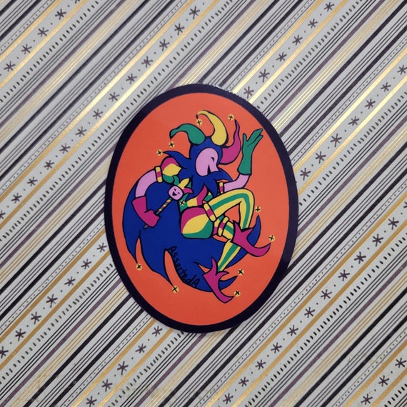 Jester Glossy Sticker