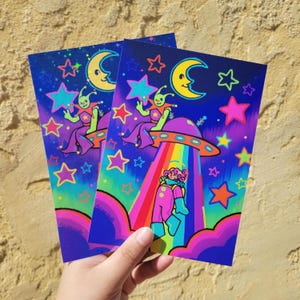 Space Clowns Art Print
