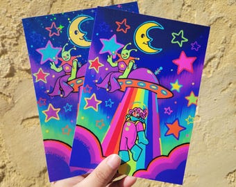 Space Clowns Art Print