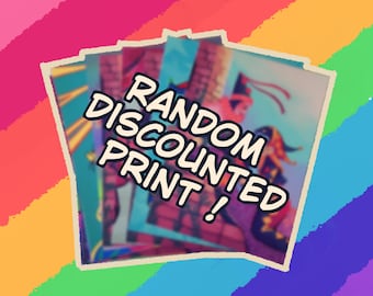 A Single Random Discounted Clown Art Print