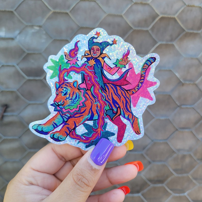 Jester Sticker Mage Jester Sticker - Etsy