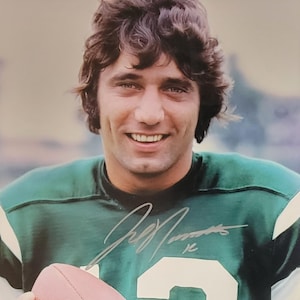 Joe Namath Signed Autographed 8x10 Photo + 3rd Party COA - New York Jets #12