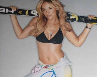 Lindsey Vonn 8x10 Signed Autographed Photo W/ 3rd Party Authentication COA - USA Ski Team