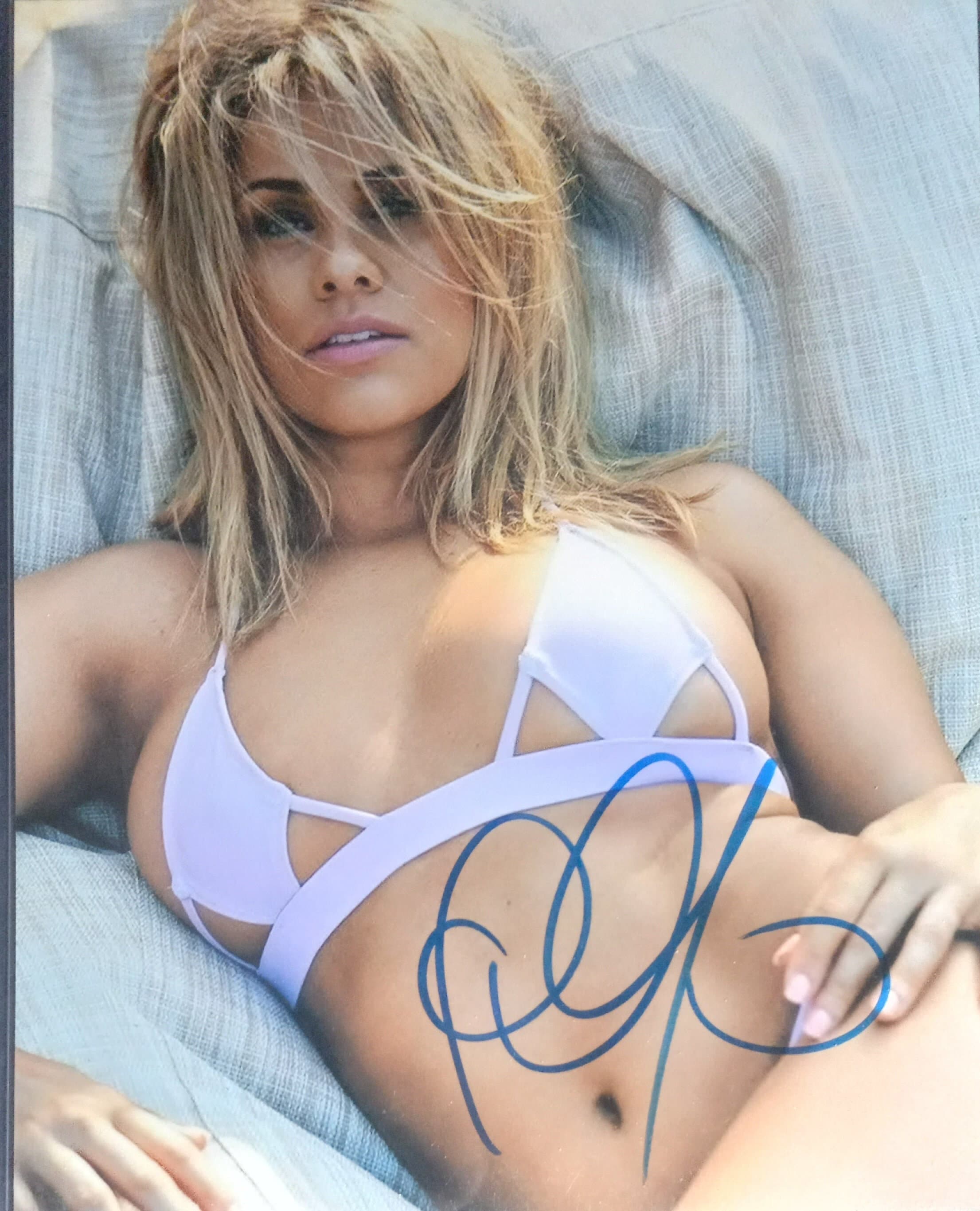 Paige VanZant 8x10 Signed Autographed Photo W/ 3rd Party Authentication COA - MMA Great