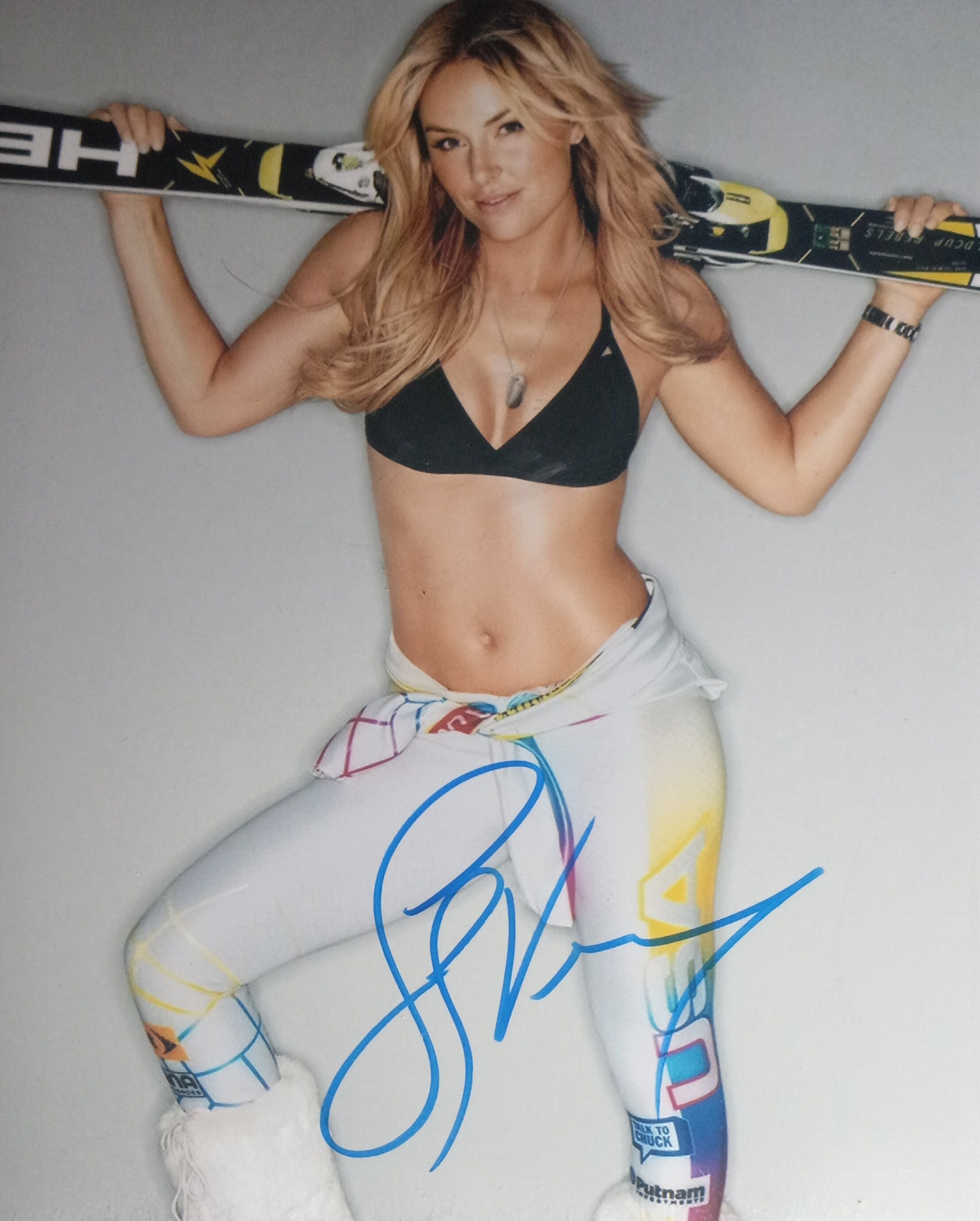 Lindsey Vonn 8x10 Signed Autographed Photo W/ 3rd Party Authentication COA - USA Ski Team
