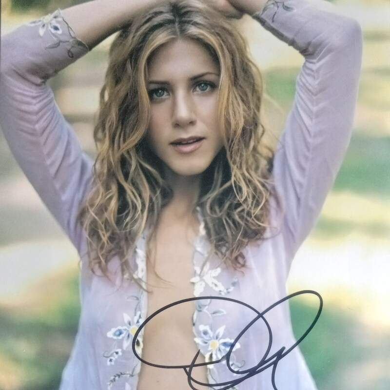 Jennifer Aniston Sexy Photo Autograph Reprint Print Autogramm