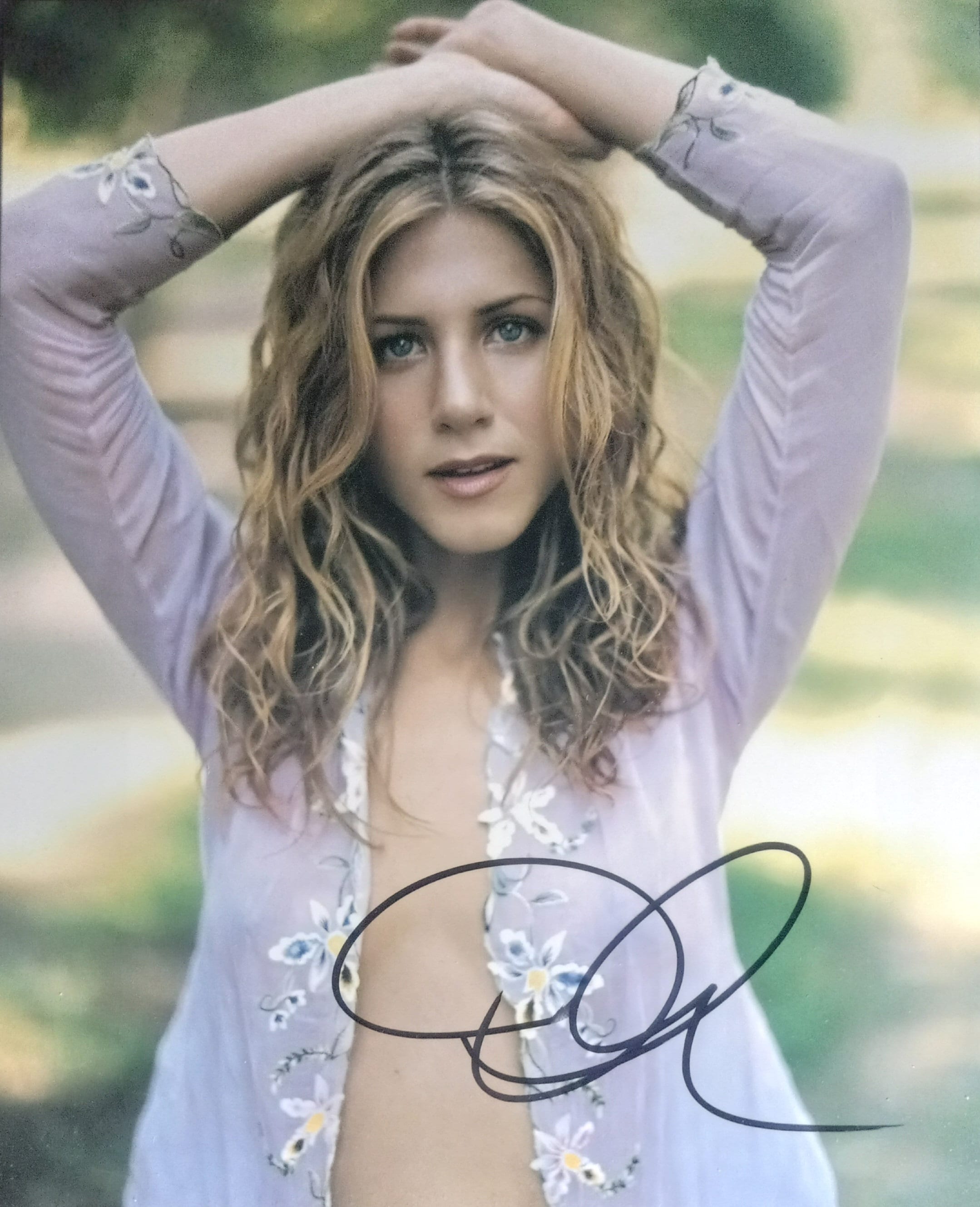Jennifer Aniston 8 x 10 ondertekende gesigneerde foto met verificatie door derden - Rachel Green - vrienden