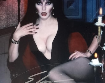 Elvira - Signed Autographed 8x10 Photo W/ 3rd Party COA Authentication