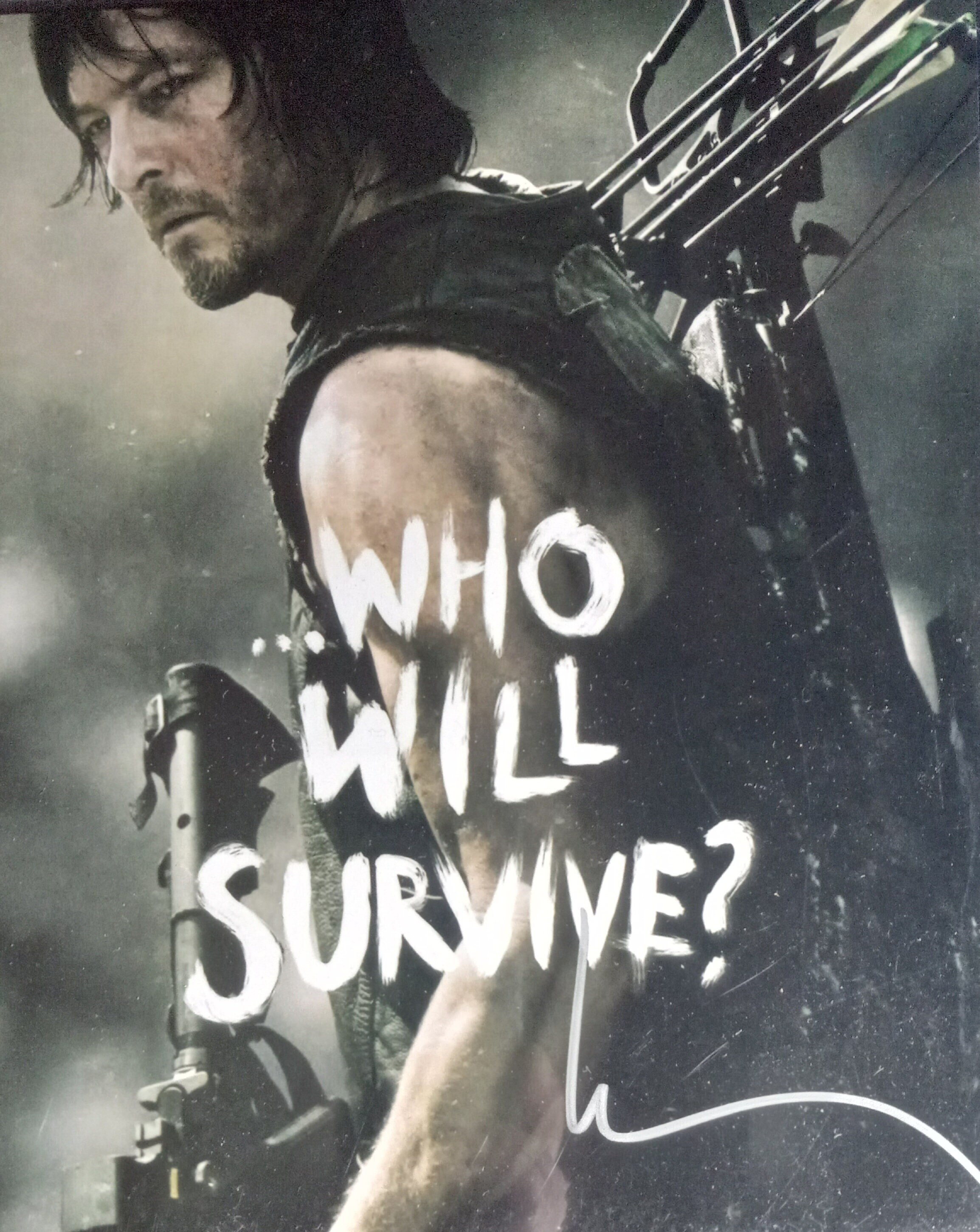 ノーマン・リーダス 8x10 直筆サイン入り写真（第三者機関による認証