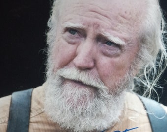 Scott Wilson 8x10 Foto autografiada firmada con A1COA - The Walking Dead - Hershel - (m. 2018)