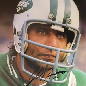 Joe Namath Signed Autographed 8x10 Photo + 3rd Party COA - New York Jets #12
