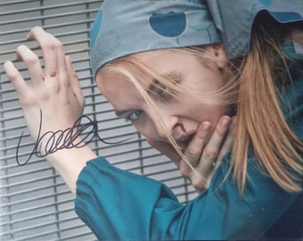 Jodie Comer 8 x 10 ondertekende gesigneerde foto met verificatie door derden - Killing Eve - Villanelle