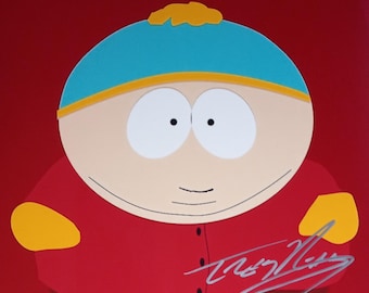Trey Parker - Signiertes 20x25cm Foto W / 3rd Party COA - South Park - Cartman