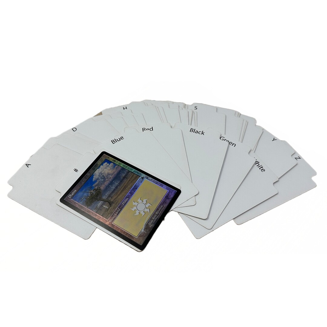 Laser Cut Cardstock Abc Separators 1pack Etsy