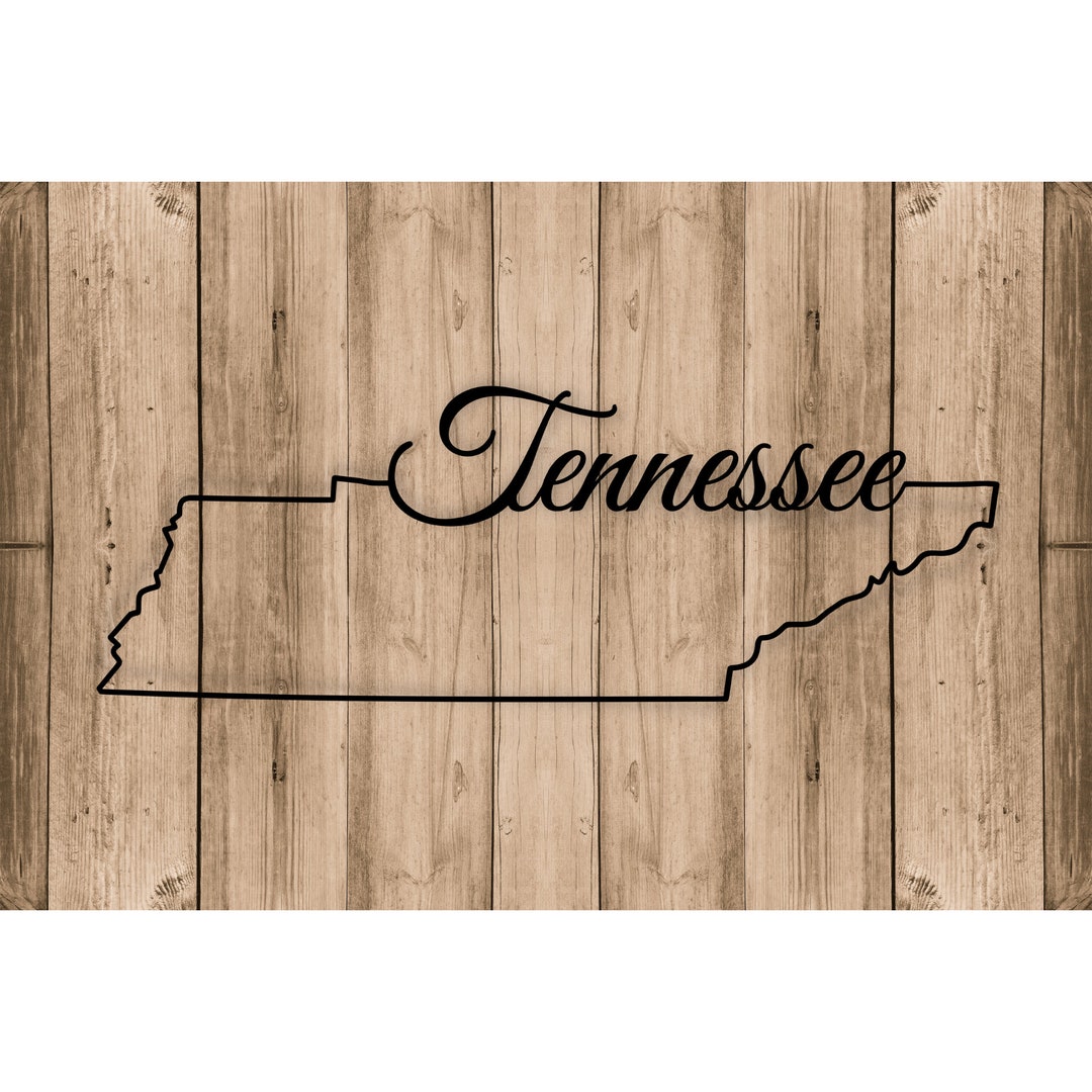 Tennessee Metal Wall Art Metal Wall Art Tennessee Hand Etsy