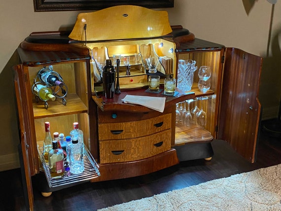 Stonehill Bureaumatic Cocktail Cabinet Etsy UK