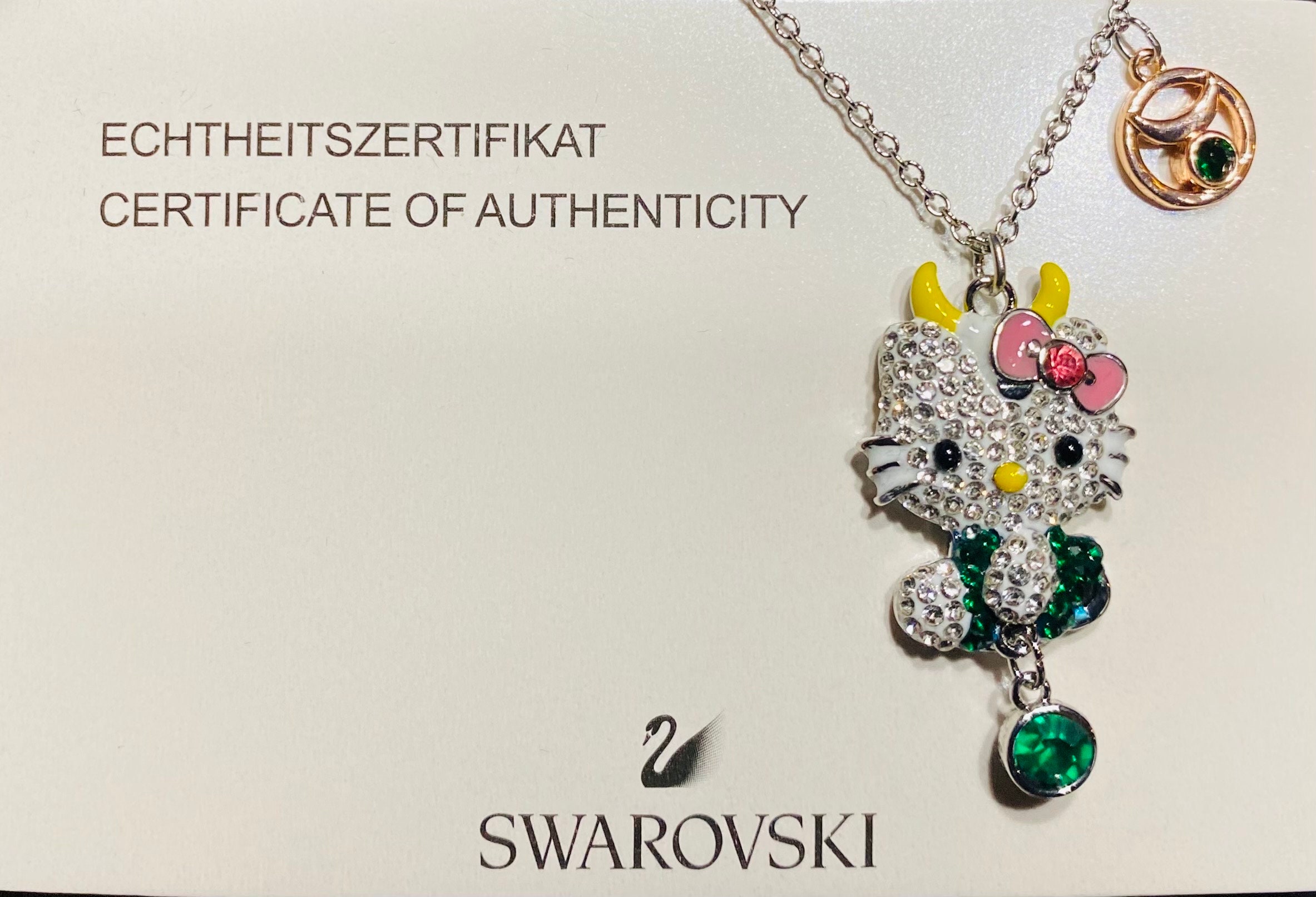 Swarovski Hello Kitty Zodiac Necklaces - Etsy Swarovski Hello Kitty Zodiac Necklaces - Etsy