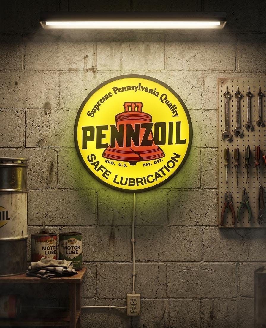 Pennzoil Sign - Etsy