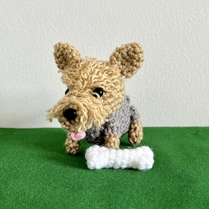 Mini Yorkie Crochet PDF PATTERN ~ Yorkshire Terrier ~ Yorkie Dog Amigurumi ~ Crochet Puppy ~ Tiny Dog Doll ~ Handmade Plushie