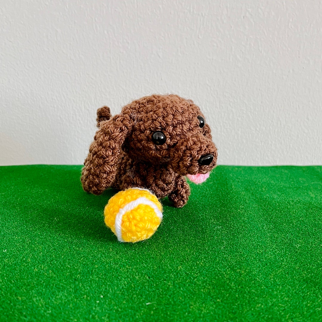 Mini Dachshund Crochet Doll Brown Dachshund Crochet Etsy