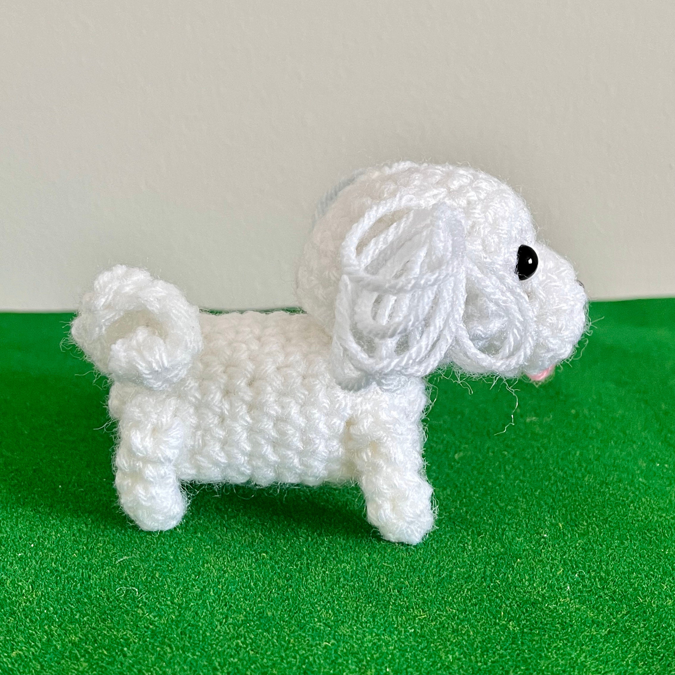 Mini Maltese Crochet PDF PATTERN White Maltese Maltese Etsy