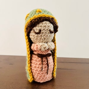 Nuestra Señora de Guadalupe Crochet PATRÓN PDF ~ Madre de Dios ~ Muñeca Amigurumi Madre de Jesús ~ Muñeca Católica de Ganchillo ~ Muñeca Hecha a Mano