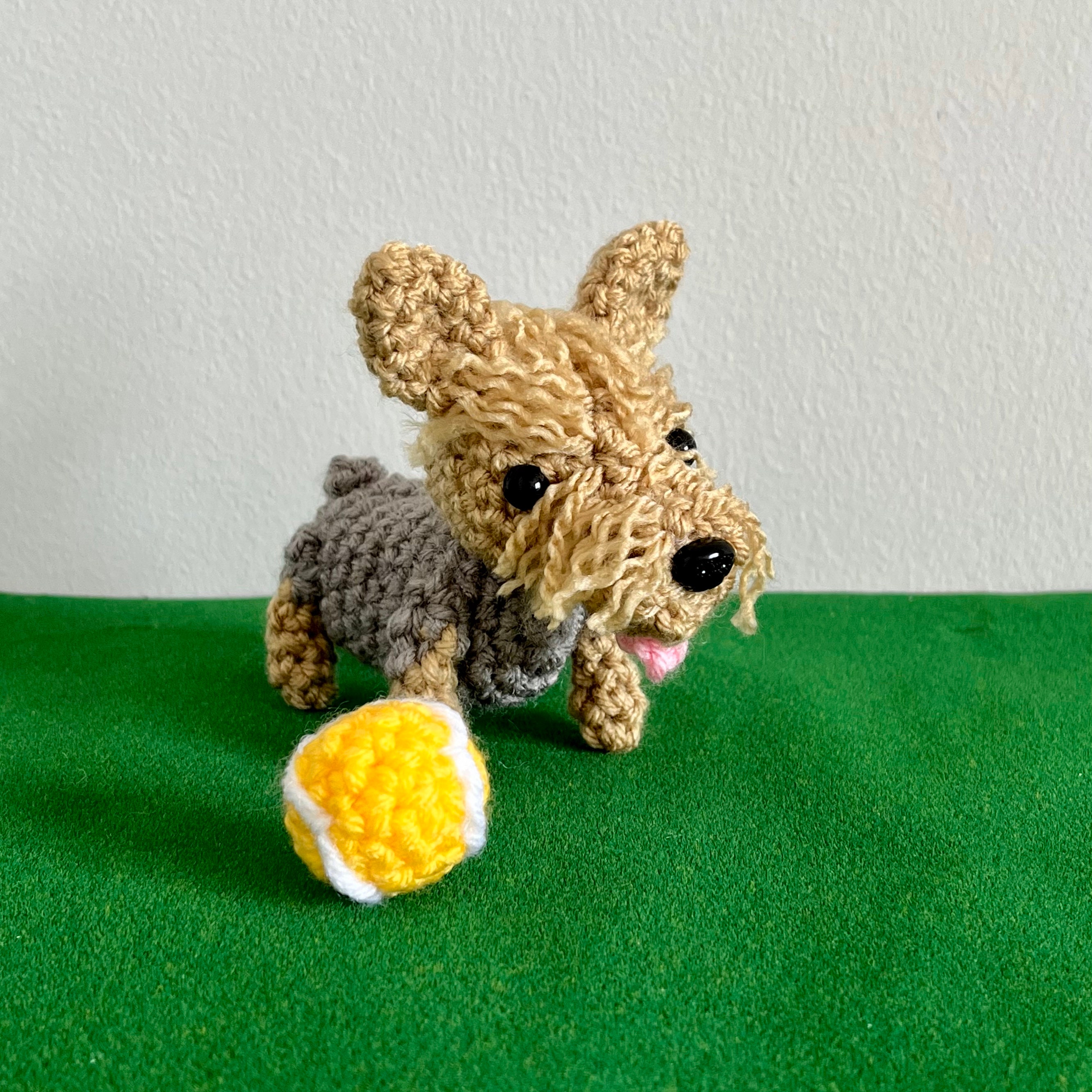 Mini Yorkie Crochet PDF PATTERN Yorkshire Terrier Yorkie Etsy