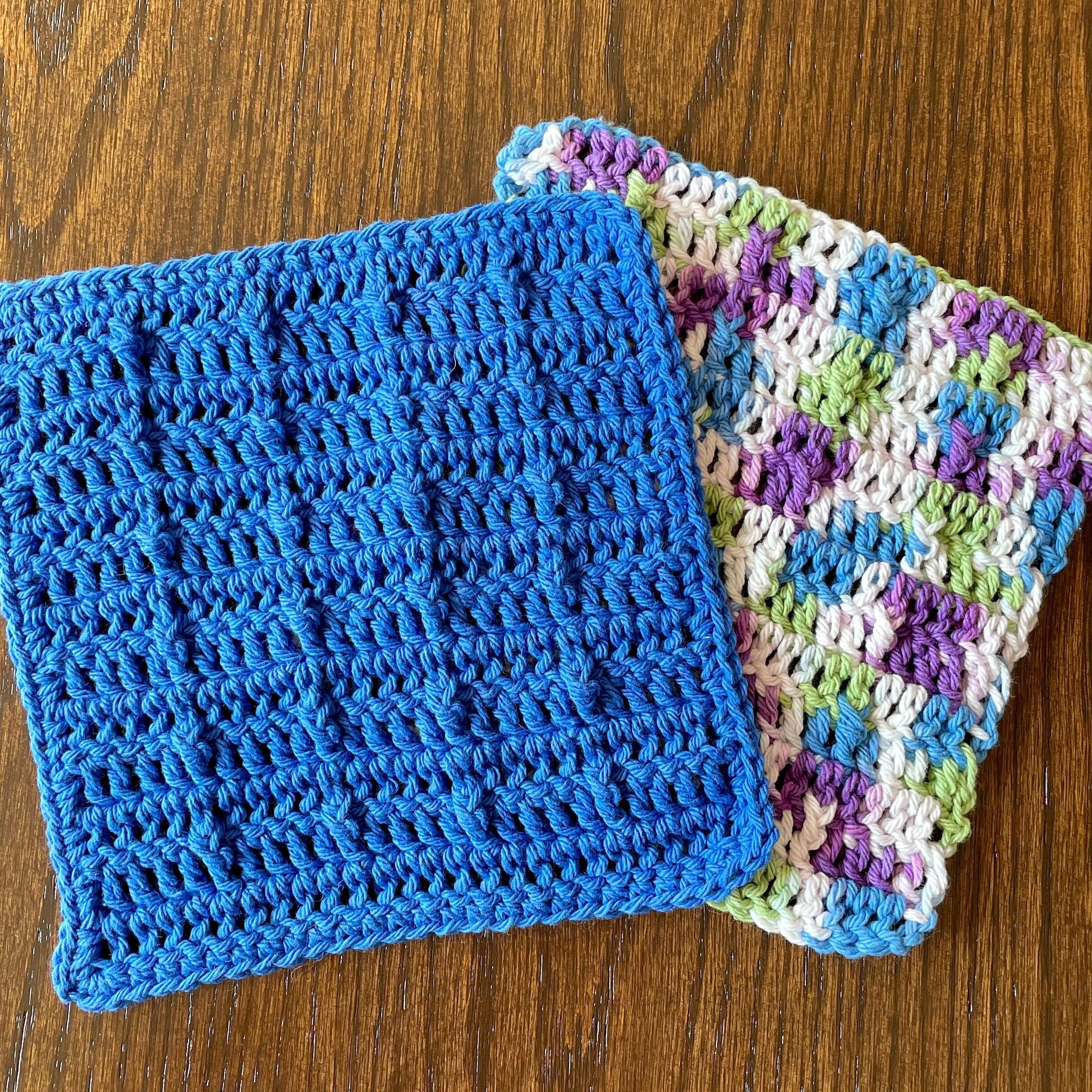 Subtle Waffle Stitch Dishcloth Crochet Pattern PDF Digital - Etsy