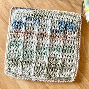 Subtle Waffle Stitch Crochet Hot Pad Pattern (PDF Download)