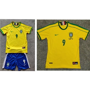 1998/99 Brazil Football Track Jacket / Official Old Nike Soccer Jersey