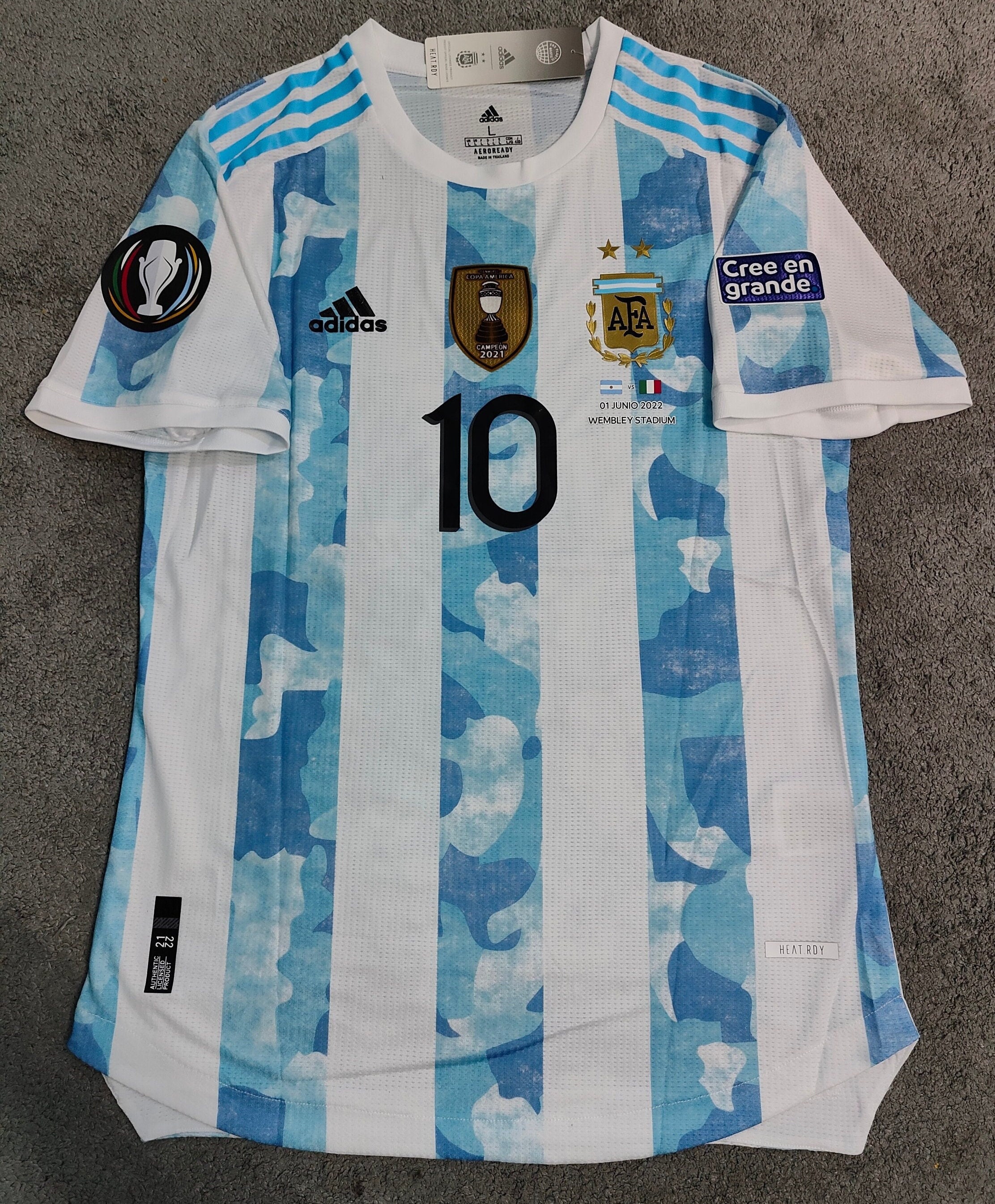 Jersey Set Argentina X Metro, Hipertelas