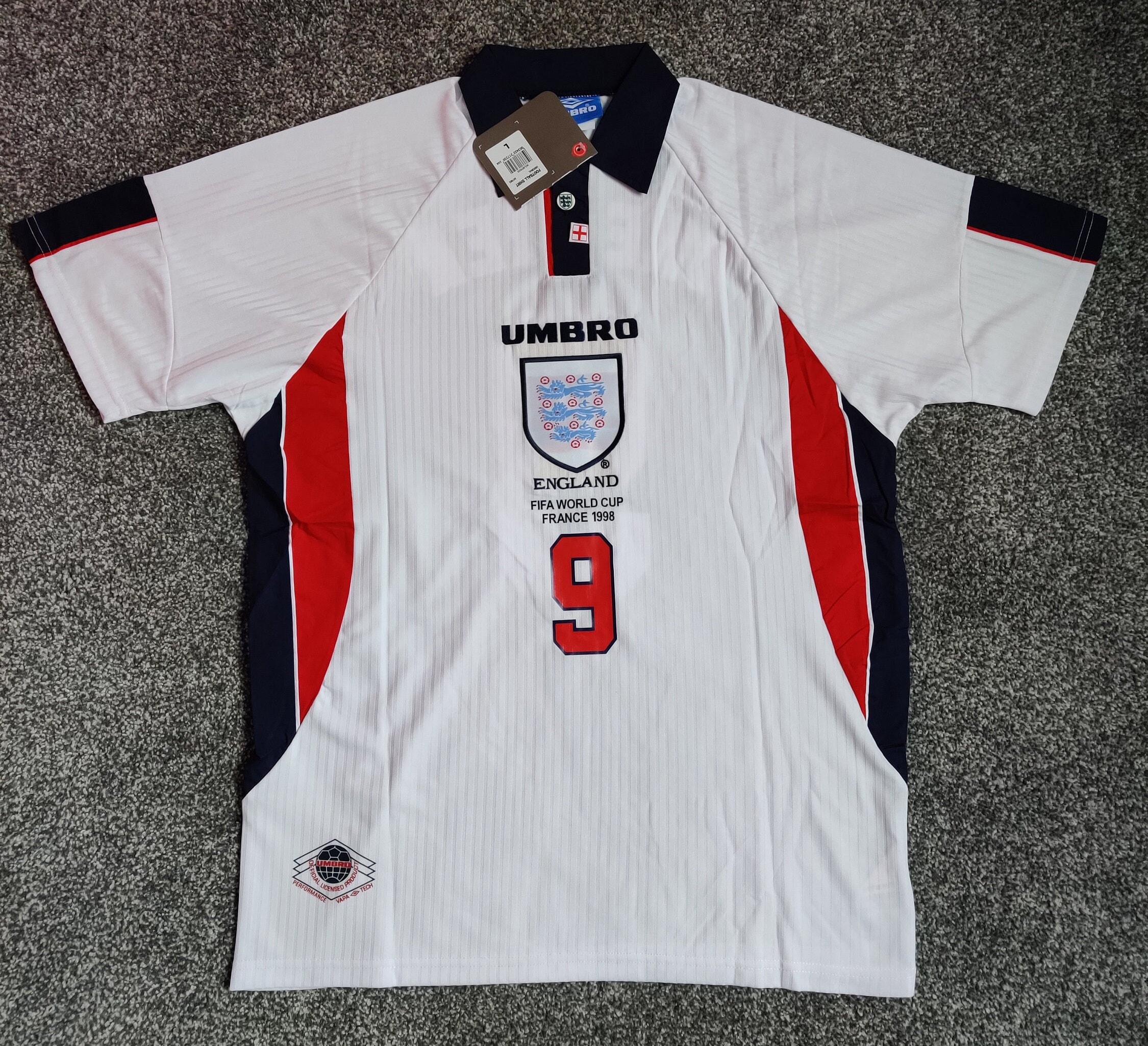 England Official Shirts - Vintage & Clearance Kit