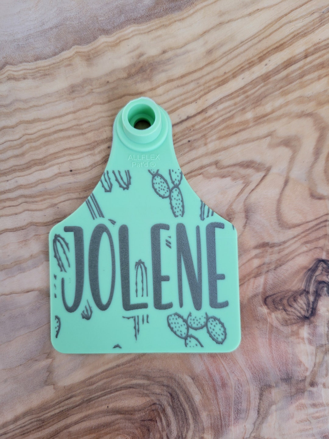 Allflex Large Livestock Animal Ear Tag 7 Engraved Identification Cattle ID Show Tags