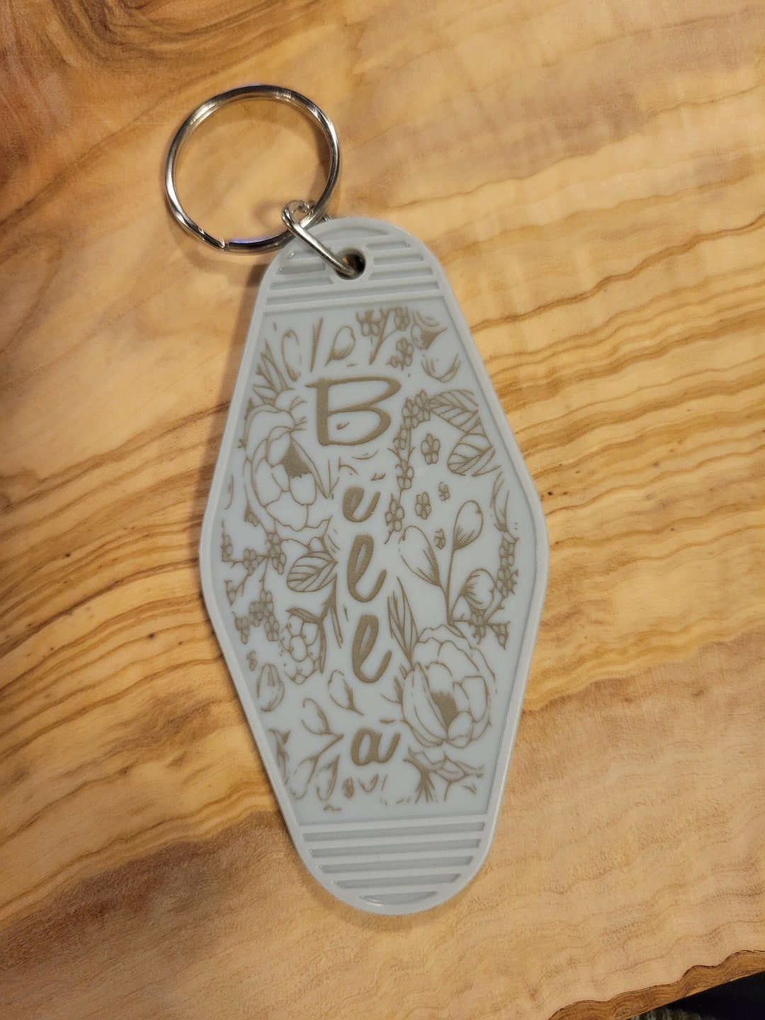 Vintage Style Motel Keychain Custom Personalized Name 48 Etsy